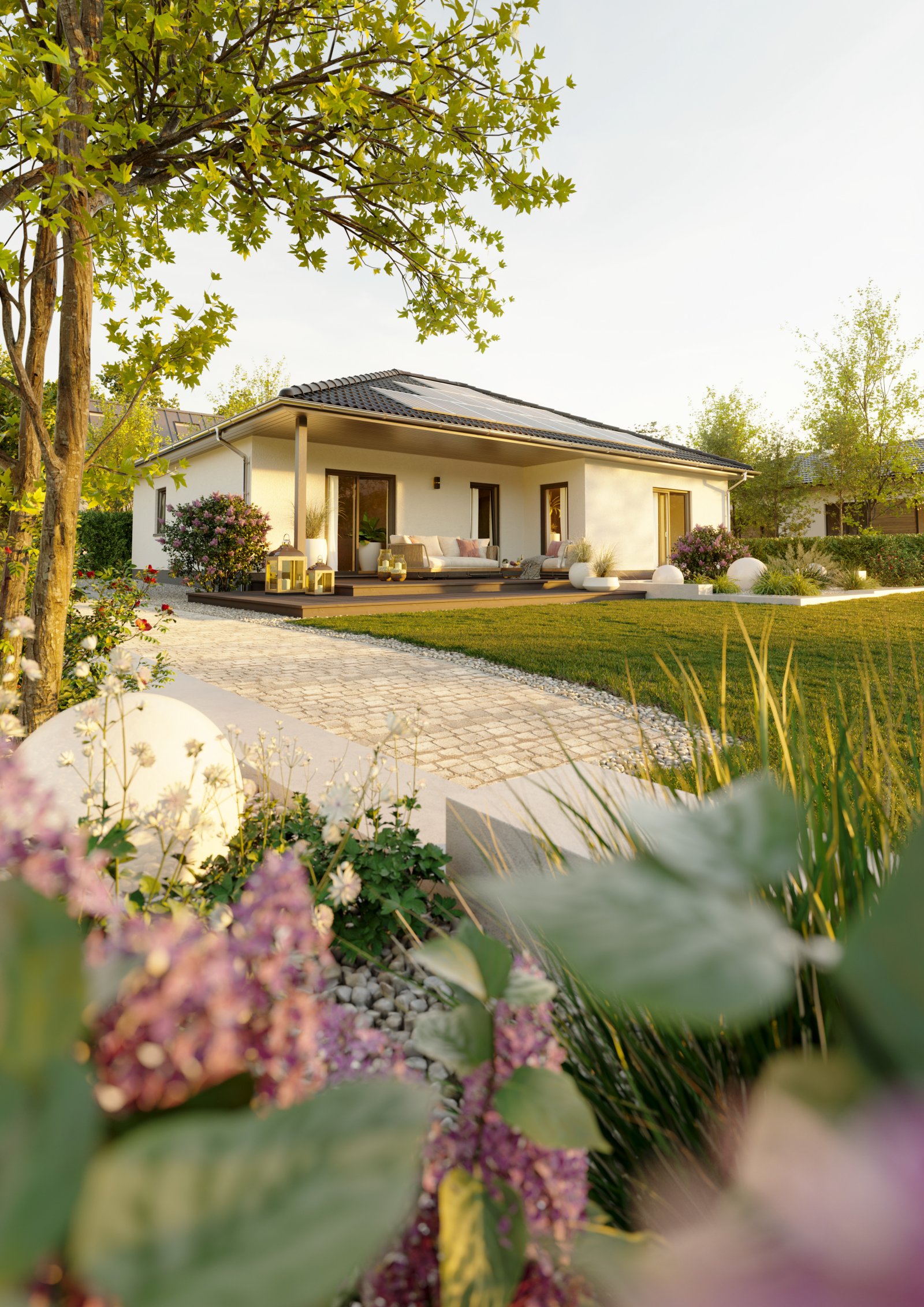 Winkelbungalow 108: Stufenloses Wohnglück mit besonderem Charme Winkelbungalow 108: Stufenloses Wohnglück mit besonderem Charme